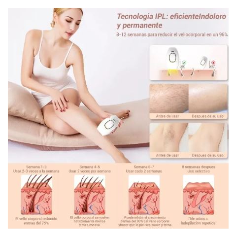 DEPILADORA IPL VELIXORA + ENVÍO GRATIS